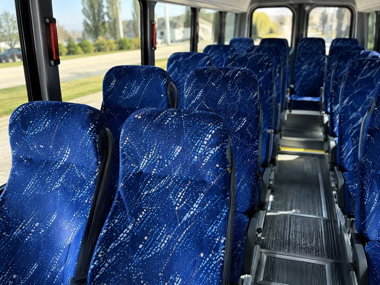 15 passenger minibus inside