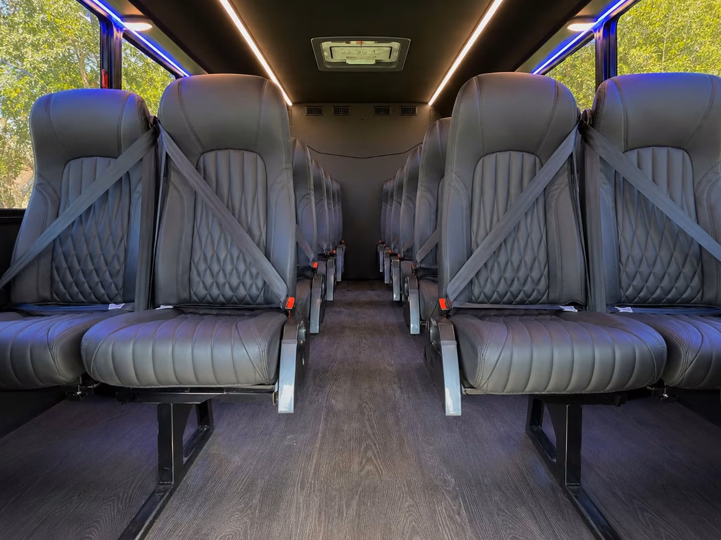 20 passenger minibus interior