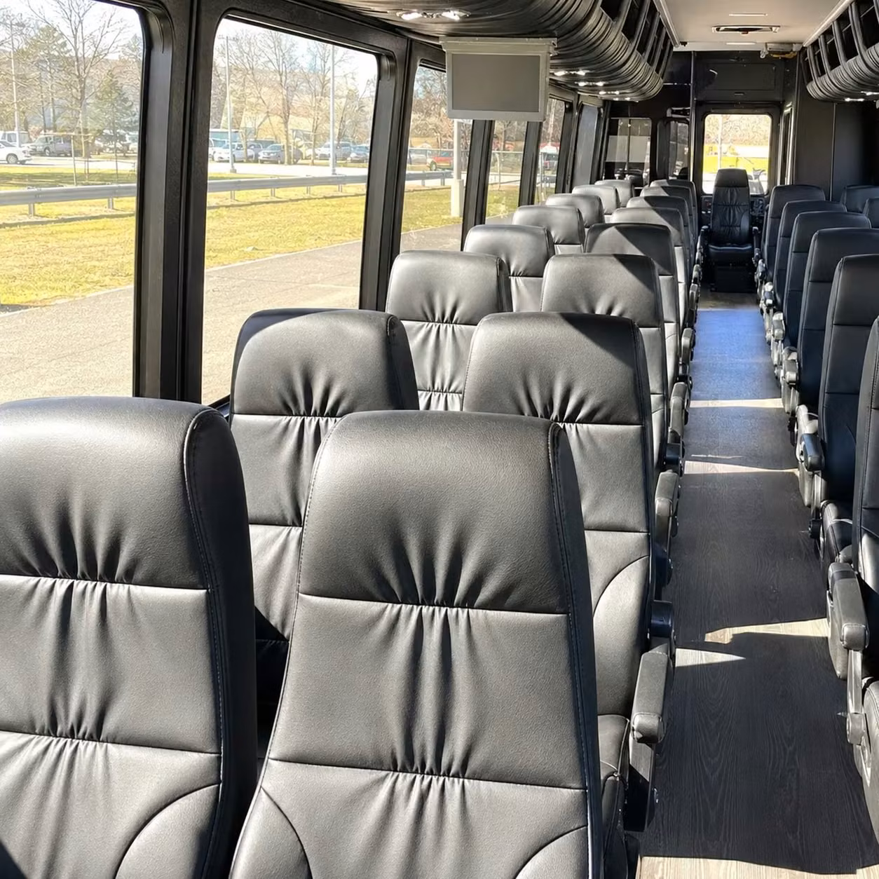 25 passenger minibus interior
