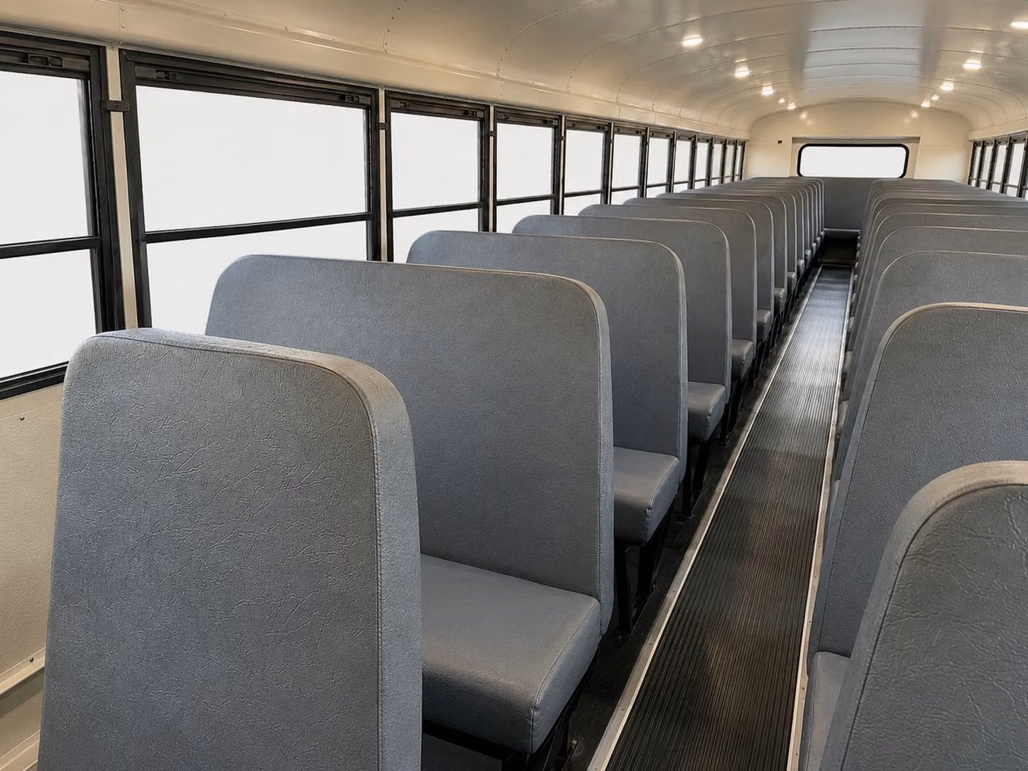 school bus interior