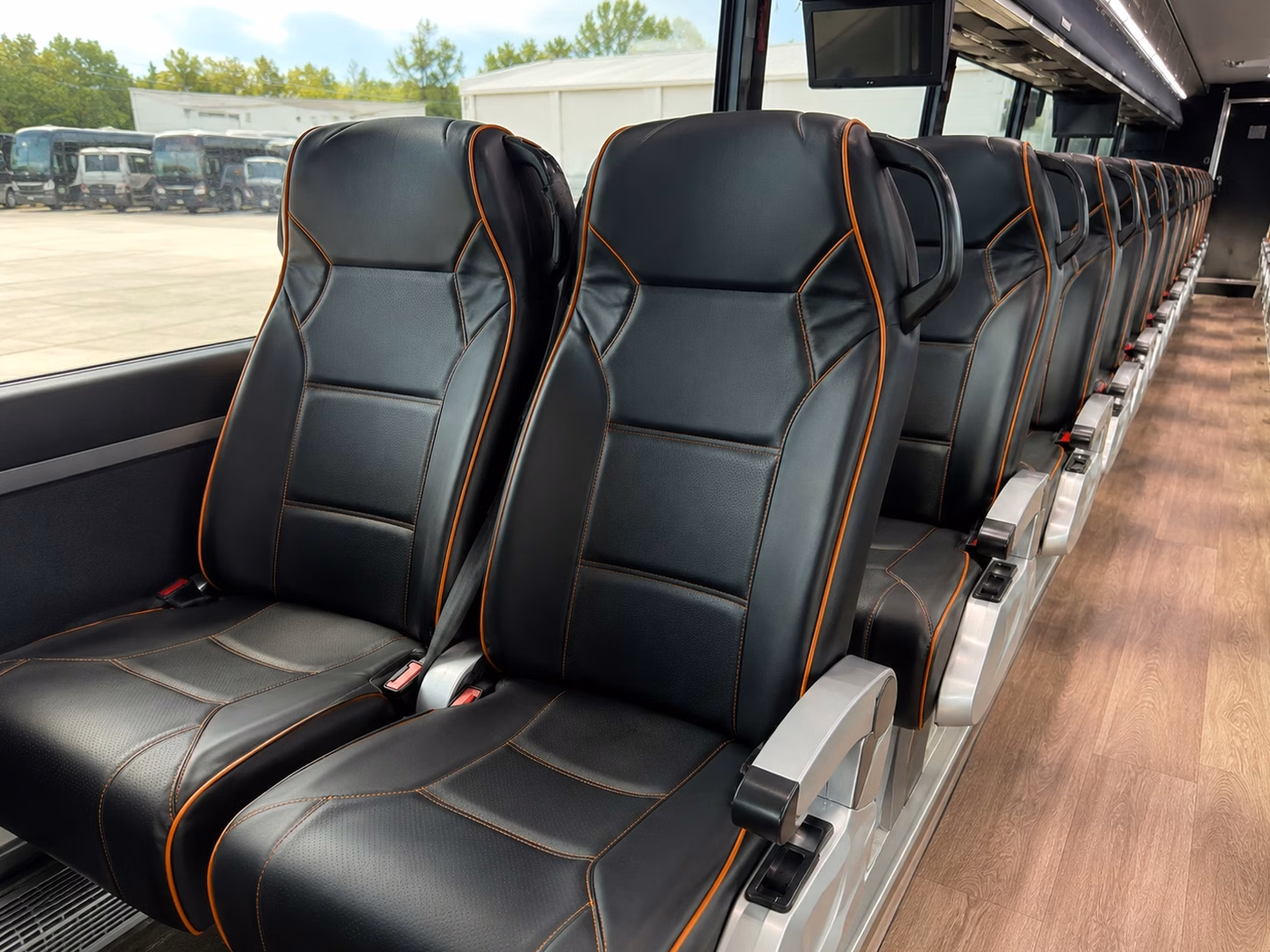 vacaville charter bus interior
