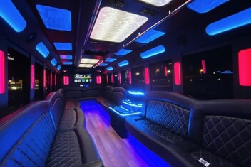 Vacaville Limousine Bus Interior