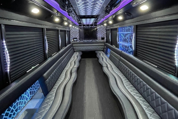 Vacaville Party Bus Interior